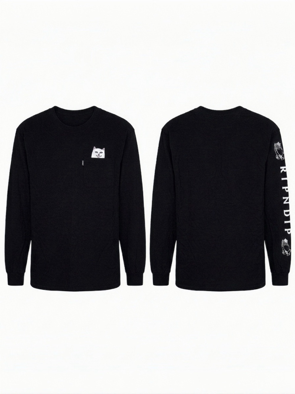 Ripndip Long Sleeve T-shirt - Black